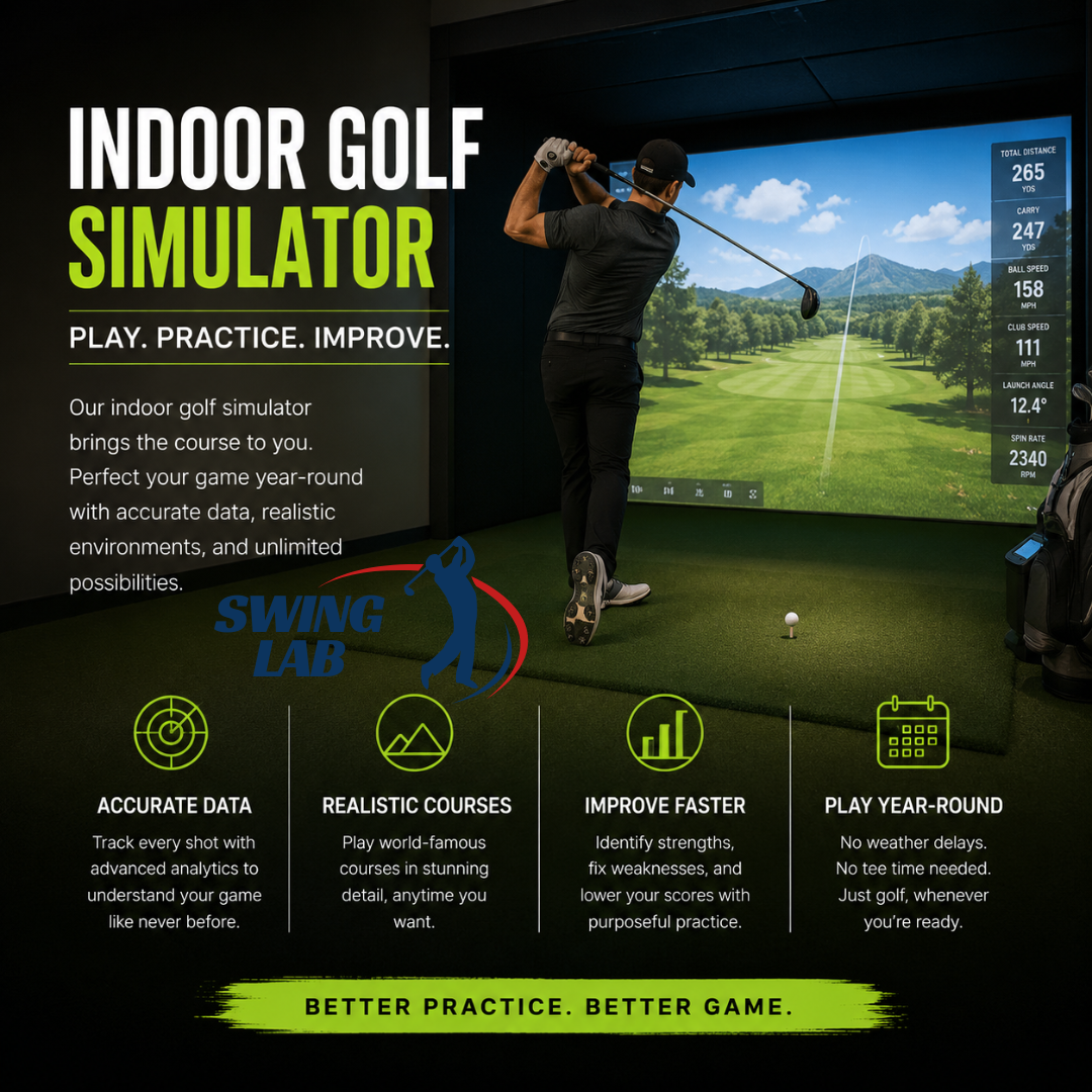 Why an Indoor Golf Simulator at Swing Lab Is the Smartest Way to Improve Your Game